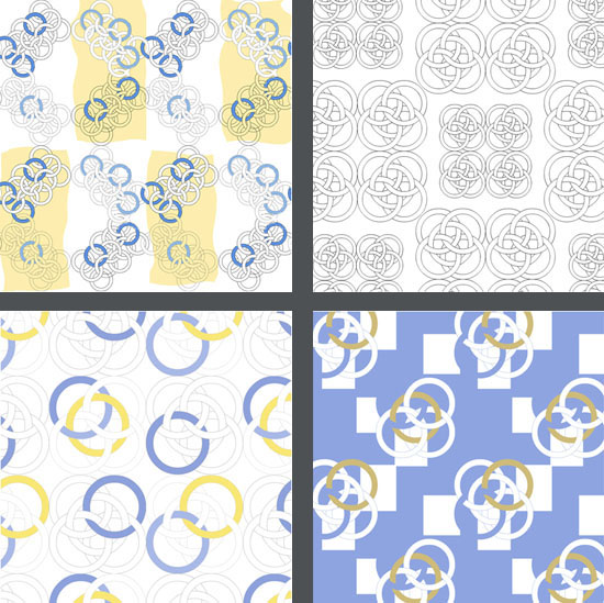 Geometric textile design (click image for more)